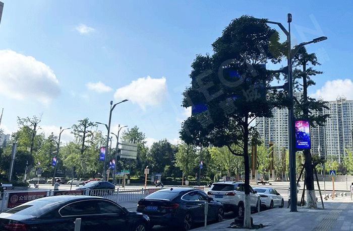 智慧多功能桿,LED燈桿屏 智慧多功能桿,LED燈桿屏